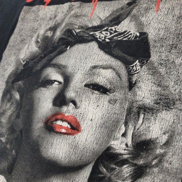 Marilyn Monroe Size Medium Trust No One 2012 Black T Shirt by Popular Poison - Picture 4 of 10